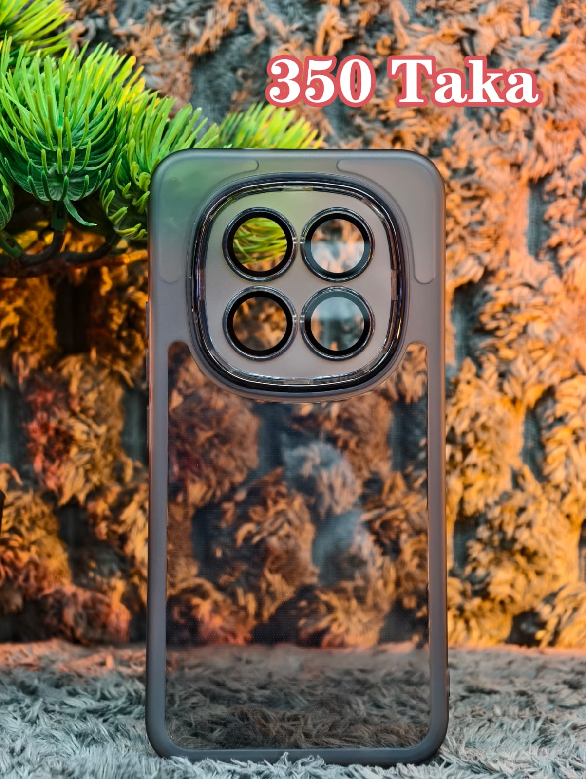 Soft Silicon Semi Transparent Case For Redmi Note 15 Pro Plus